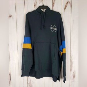 Levi's Men's Relaxed Open Hem Block Sleeve Hoodie